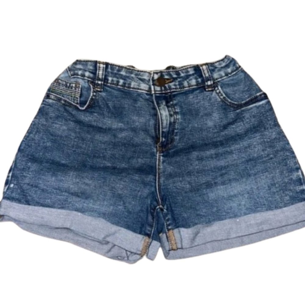 WONDER NATION Denim Shorts Kids Adjustable Waist- Size XXL Kids - Picture 3 of 7